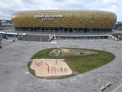 Zielona strefa relaksu na stadionie - BO 2024