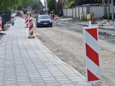 Trwa przebudowa ul. Radarowej