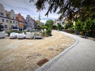 Trwają  prace na ulicy Żeleńskiego i Zamenhofa