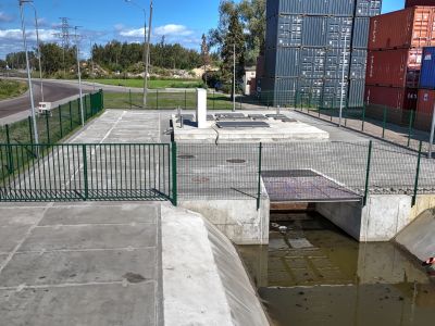 Budowa przepompowni na terenie po byłych zakładach ZNTK