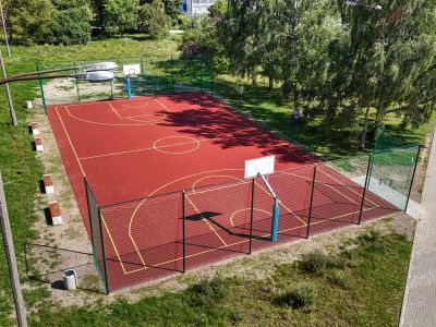 Budowa boiska do koszykówki na osiedlu Żabianka - BO 2023