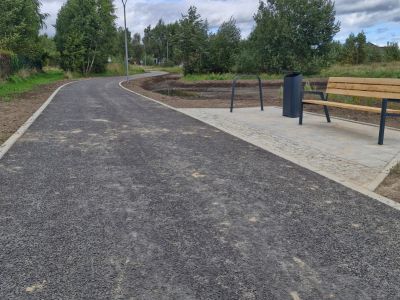 Budowa drogi rowerowej wzdłuż tzw.  ul. Nowej Spadochroniarzy na ukończeniu
