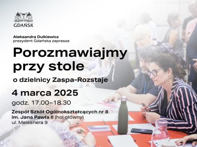 Spotkanie z mieszkańcami dzielnicy Zaspa-Rozstaje