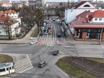 Torowisko na al. Hallera w okolicach opery do przebudowy
