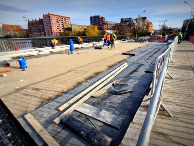 Trwa remont Mostu Popielnego